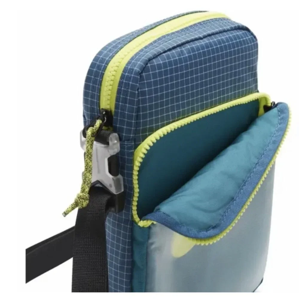 New NIKE Heritage Crossbody Small Utility Bag Blue CV1408-404 - Picture 6 of 8